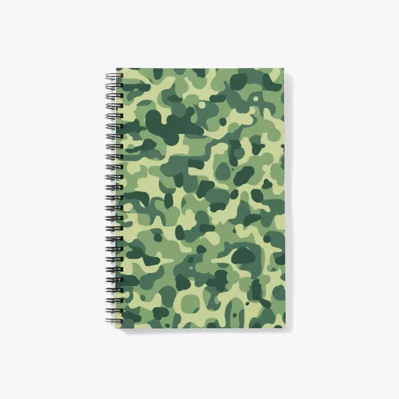 unusual camo note book