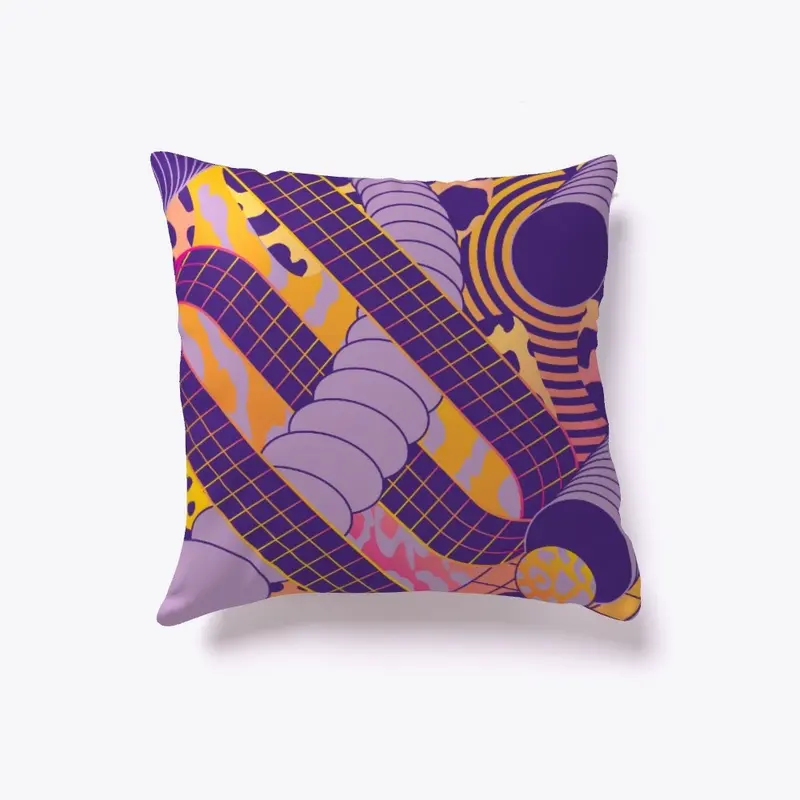 Abstract mix pillow