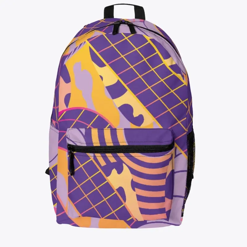 colorful art backpack