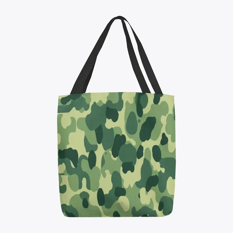 unusual camo tote