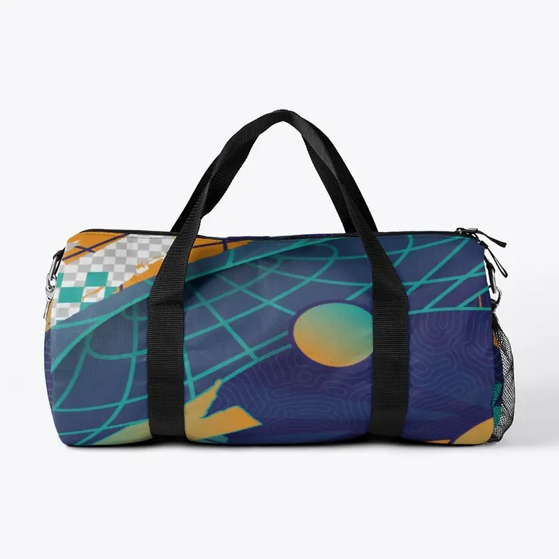 Abstract art duffle