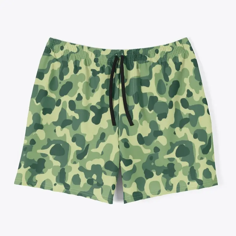 camo swim trunks