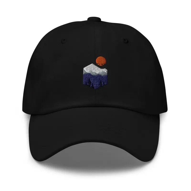 nature landscape dad hat