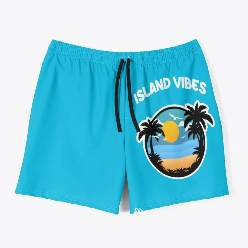 Island vibes swim trunks