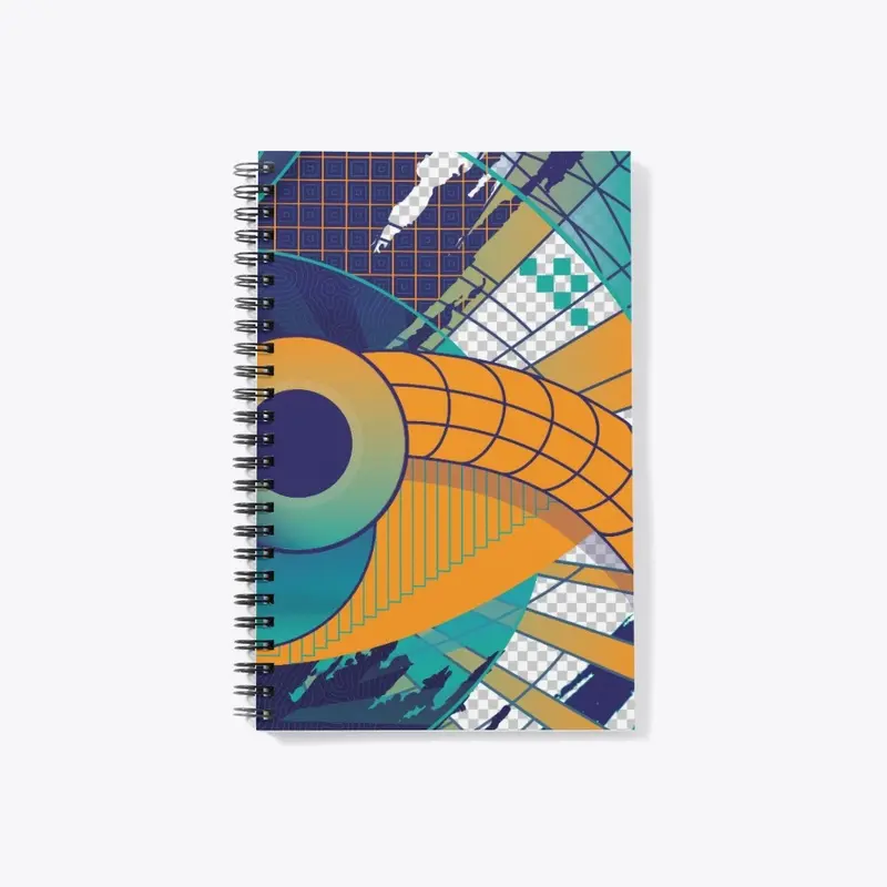 Abstract art notebook