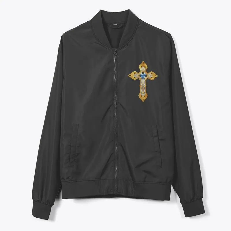 Cross bomber jacket